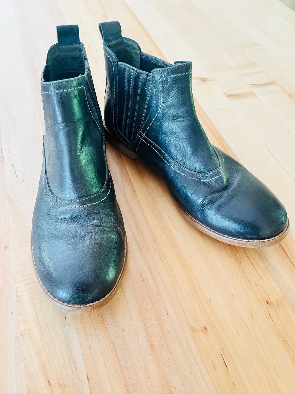 Roan by Bed Stu Black Ankle Boots, Sz 7.5